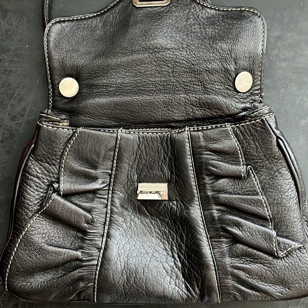 Sonia Rykiel black leather handbag - Picture 6 of 6
